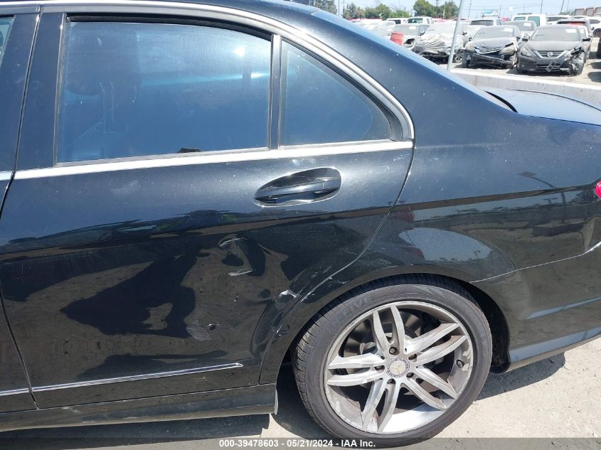 2012 Mercedes-Benz C 250 Luxury/Sport VIN: WDDGF4HB6CR216774 Lot: 39478603