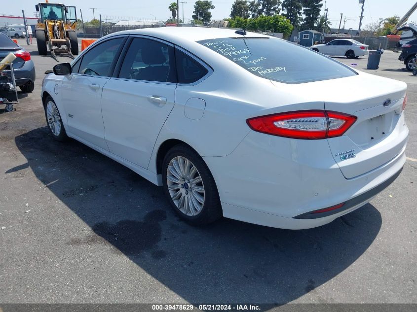 2016 Ford Fusion Energi Se Luxury VIN: 3FA6P0PUXGR122962 Lot: 39478629