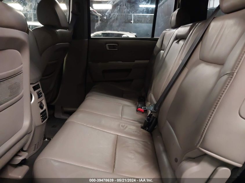 2009 Honda Pilot Ex-L VIN: 5FNYF38659B010761 Lot: 39478639