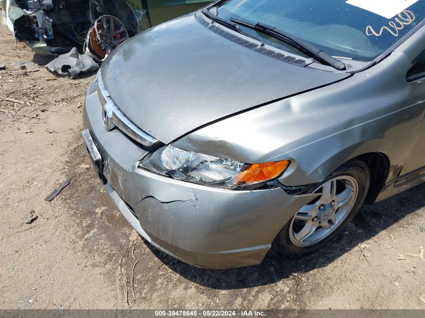 2007 Honda Civic Lx VIN: 1HGFA16557L067056 Lot: 39478645