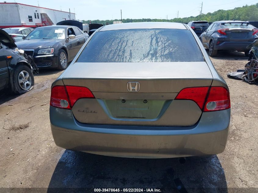 2007 Honda Civic Lx VIN: 1HGFA16557L067056 Lot: 39478645