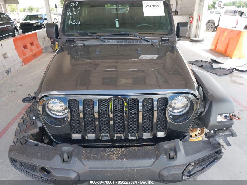 2022 Jeep Wrangler Unlimited Willys 4X4 VIN: 1C4HJXDG0NW210859 Lot: 39478661