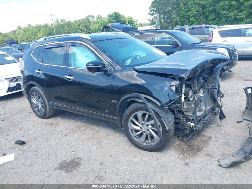 2014 Nissan Rogue Sl VIN: 5N1AT2MT9EC832224 Lot: 39478670