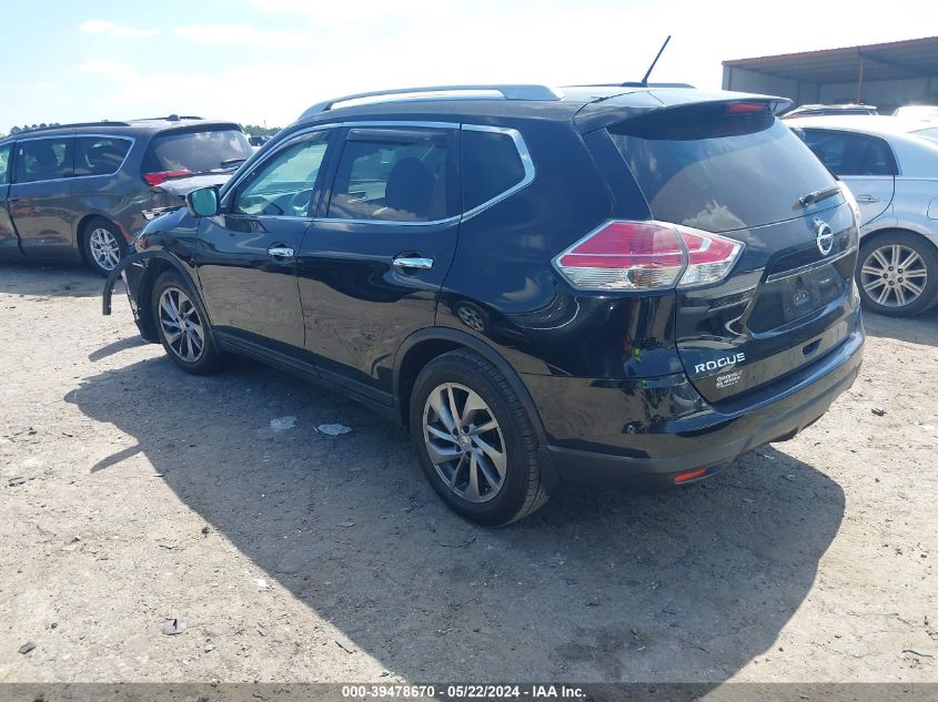 2014 Nissan Rogue Sl VIN: 5N1AT2MT9EC832224 Lot: 39478670