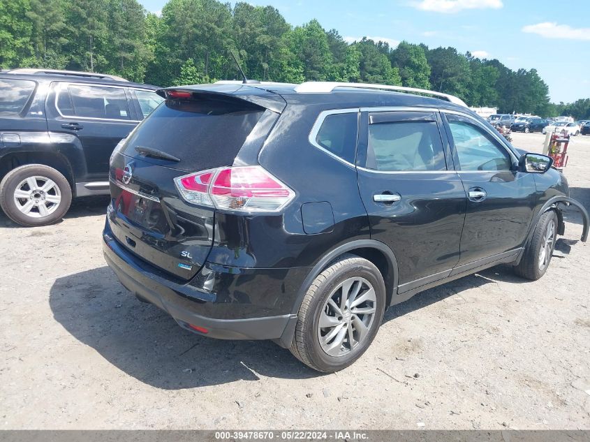 2014 Nissan Rogue Sl VIN: 5N1AT2MT9EC832224 Lot: 39478670