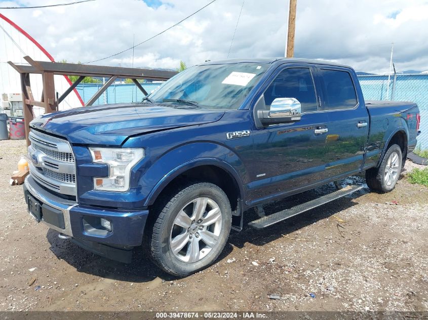 2017 Ford F-150 Platinum VIN: 1FTFW1EG5HFC35071 Lot: 39478674