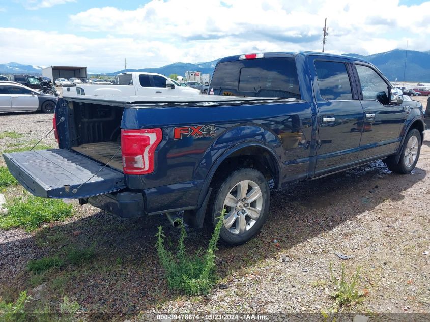 2017 Ford F-150 Platinum VIN: 1FTFW1EG5HFC35071 Lot: 39478674