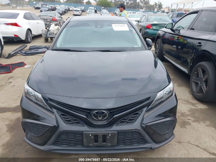 2022 Toyota Camry Se VIN: 4T1G11AK1NU668726 Lot: 39478687