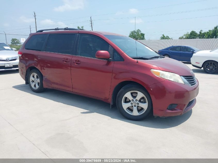 2012 Toyota Sienna Le V6 8 Passenger VIN: 5TDKK3DC6CS241751 Lot: 39478689