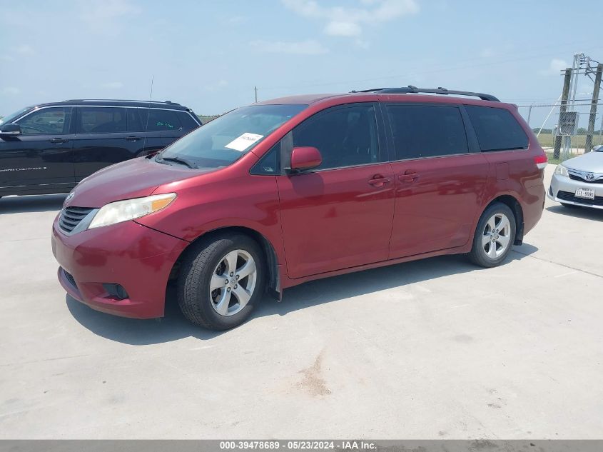 2012 Toyota Sienna Le V6 8 Passenger VIN: 5TDKK3DC6CS241751 Lot: 39478689