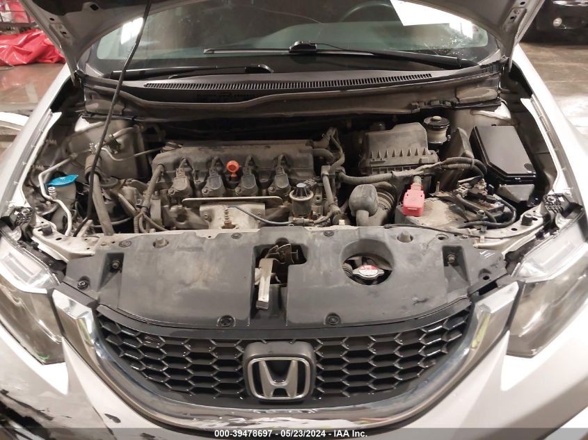 2014 Honda Civic Lx VIN: 19XFB2F55EE027082 Lot: 39478697