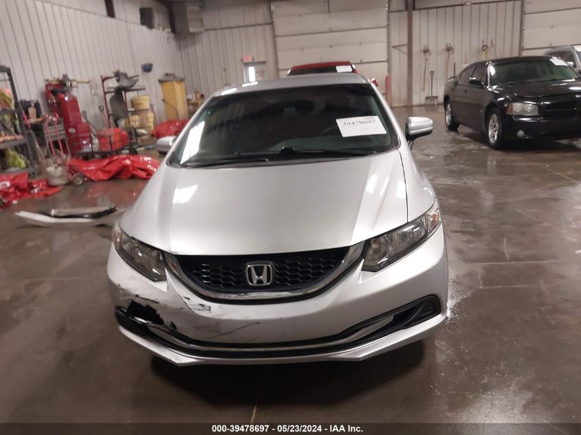 2014 Honda Civic Lx VIN: 19XFB2F55EE027082 Lot: 39478697