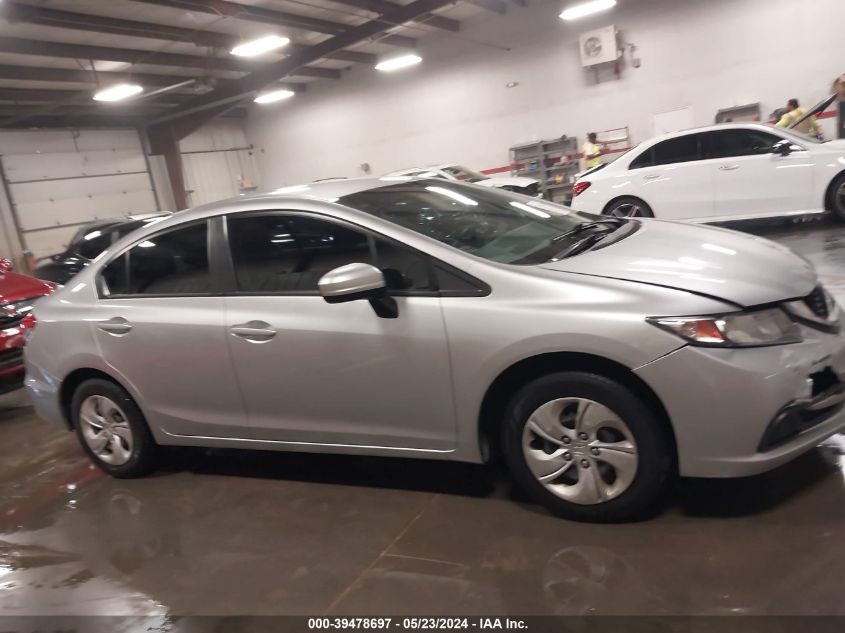 2014 Honda Civic Lx VIN: 19XFB2F55EE027082 Lot: 39478697