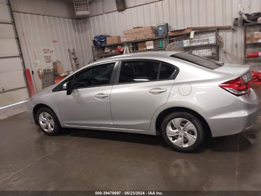 2014 Honda Civic Lx VIN: 19XFB2F55EE027082 Lot: 39478697