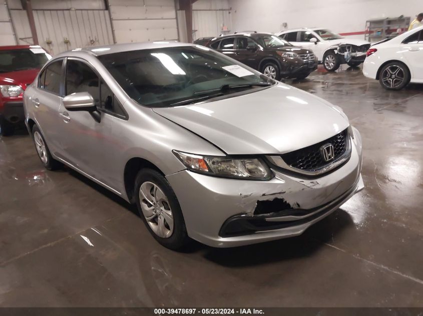2014 Honda Civic Lx VIN: 19XFB2F55EE027082 Lot: 39478697