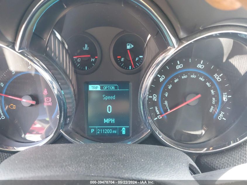 2013 Chevrolet Cruze 1Lt Auto VIN: 1G1PC5SB7D7173005 Lot: 39478704