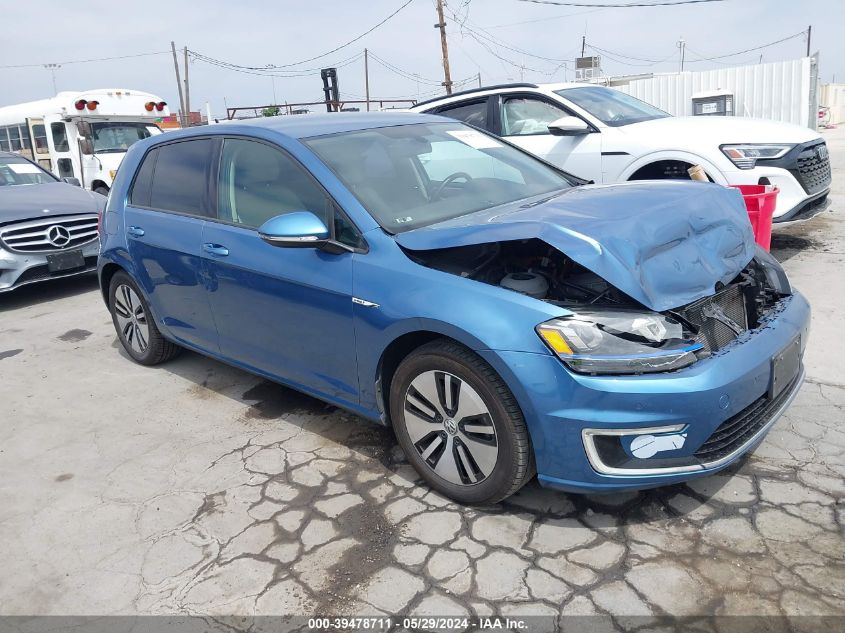 2015 Volkswagen E-Golf Sel Premium VIN: WVWPP7AU6FW910150 Lot: 39478711