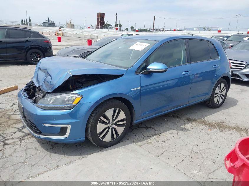 2015 Volkswagen E-Golf Sel Premium VIN: WVWPP7AU6FW910150 Lot: 39478711