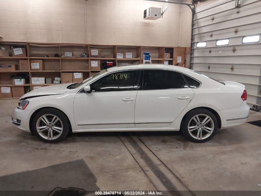 2013 Volkswagen Passat 2.0L Tdi Sel Premium VIN: 1VWCN7A35DC146217 Lot: 39478714