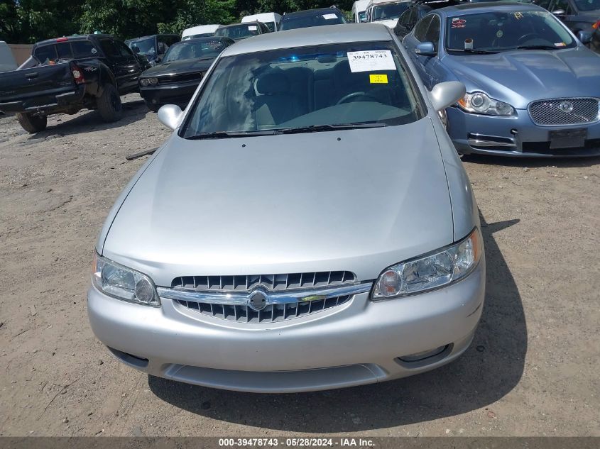 2000 Nissan Altima Gle/Gxe/Se VIN: 1N4DL01A5YC129707 Lot: 39478743