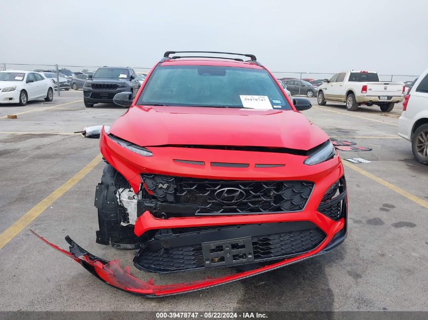 2022 Hyundai Kona N VIN: KM8KH3AC4NU002308 Lot: 39478747