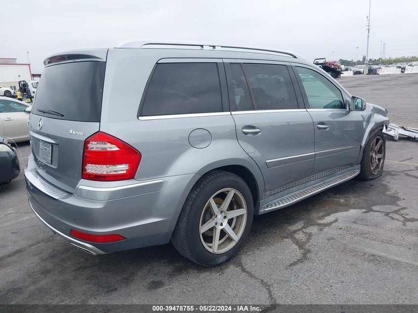 2012 Mercedes-Benz Gl 450 4Matic VIN: 4JGBF7BE9CA780020 Lot: 39478755