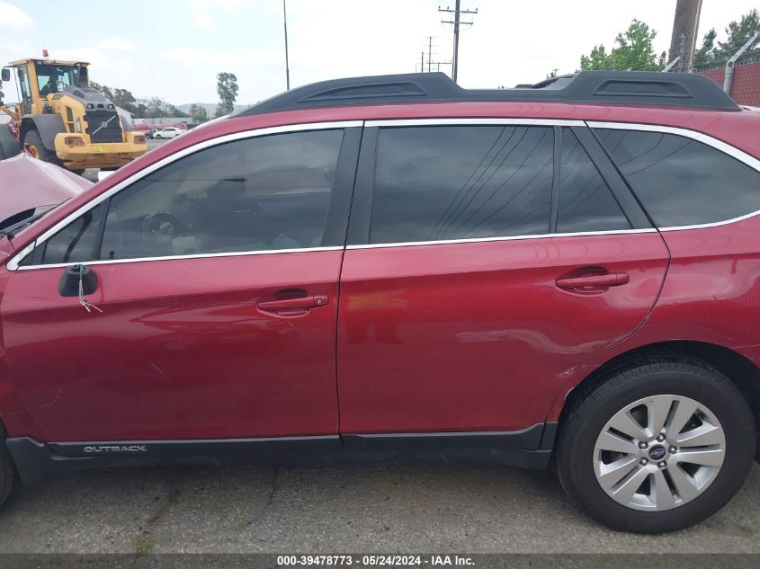 2018 Subaru Outback 2.5I Premium VIN: 4S4BSAFC8J3282135 Lot: 39478773