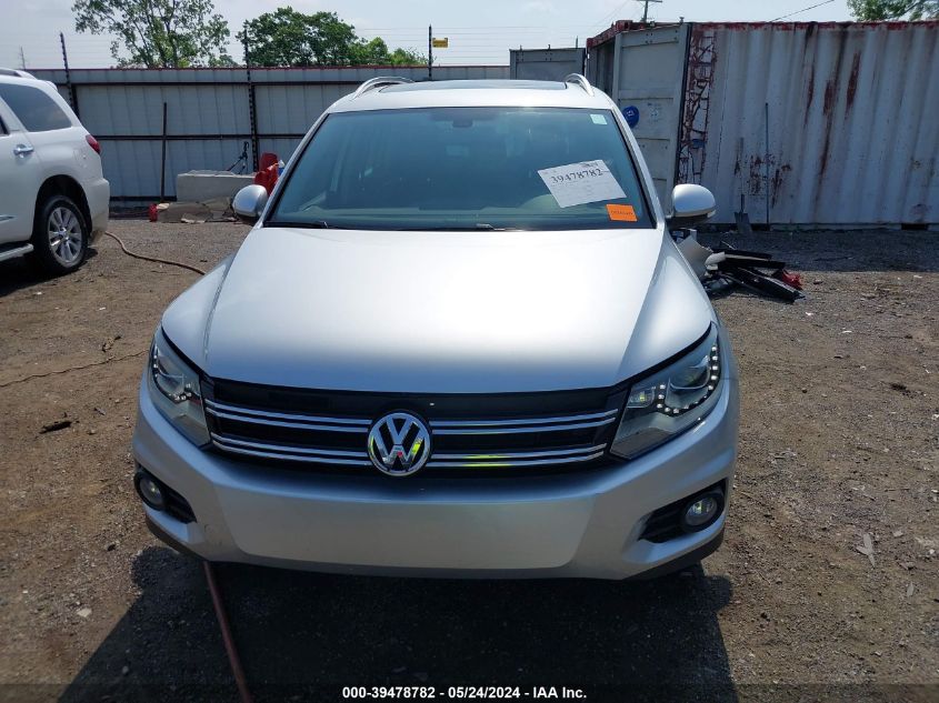 2016 Volkswagen Tiguan Se VIN: WVGAV7AX1GW535173 Lot: 39478782