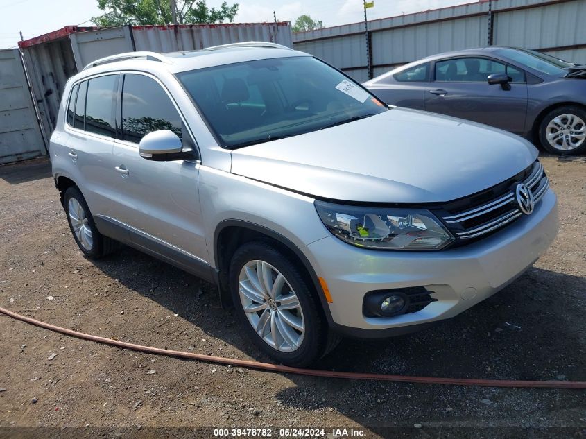 2016 Volkswagen Tiguan Se VIN: WVGAV7AX1GW535173 Lot: 39478782