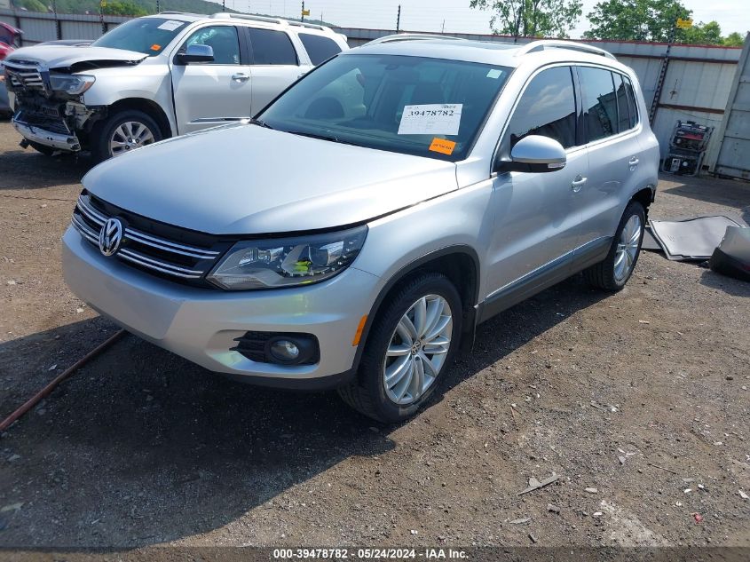 2016 Volkswagen Tiguan Se VIN: WVGAV7AX1GW535173 Lot: 39478782