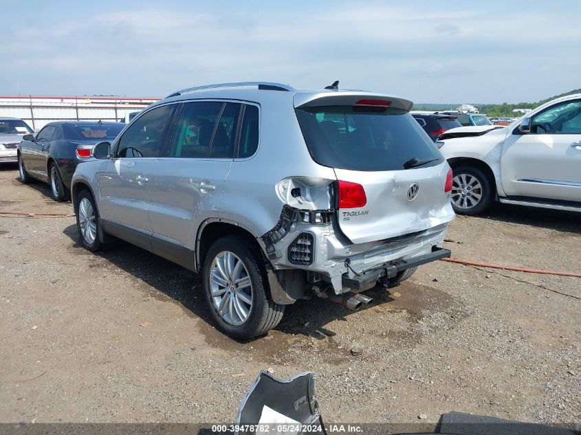 2016 Volkswagen Tiguan Se VIN: WVGAV7AX1GW535173 Lot: 39478782