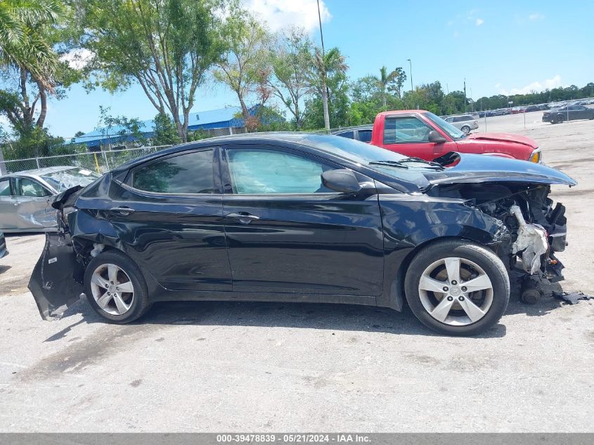 2013 Hyundai Elantra Gls VIN: 5NPDH4AE5DH432992 Lot: 39478839