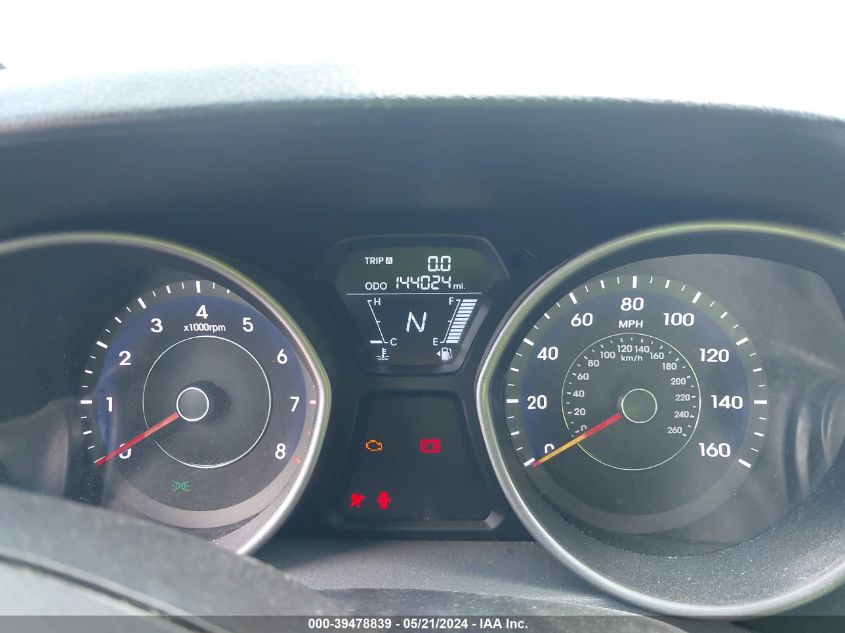 2013 Hyundai Elantra Gls VIN: 5NPDH4AE5DH432992 Lot: 39478839