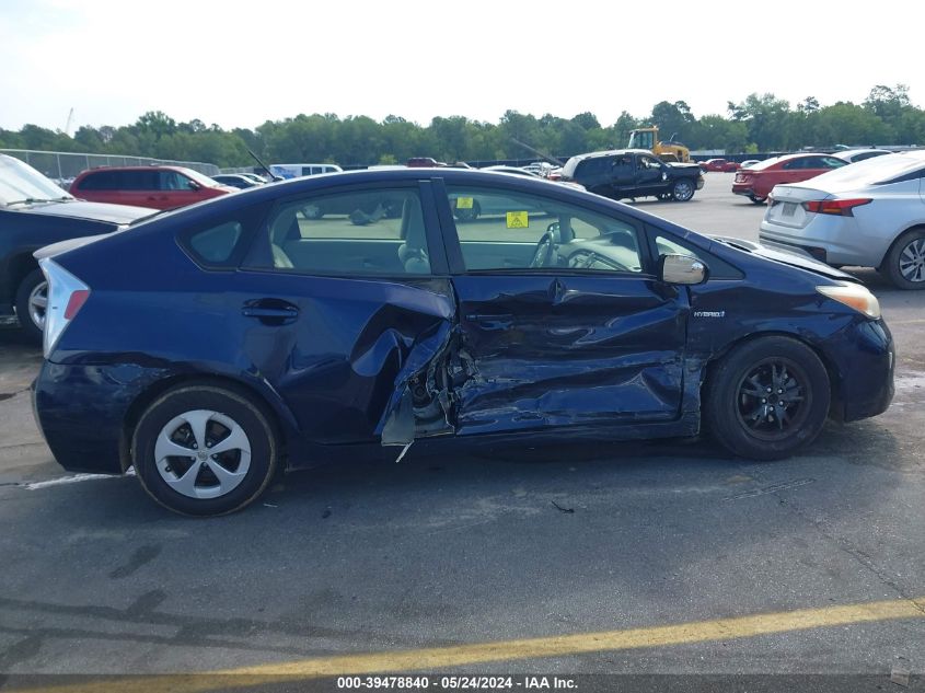 2013 Toyota Prius Two VIN: JTDKN3DU9D0356445 Lot: 39478840