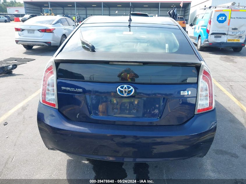 2013 Toyota Prius Two VIN: JTDKN3DU9D0356445 Lot: 39478840