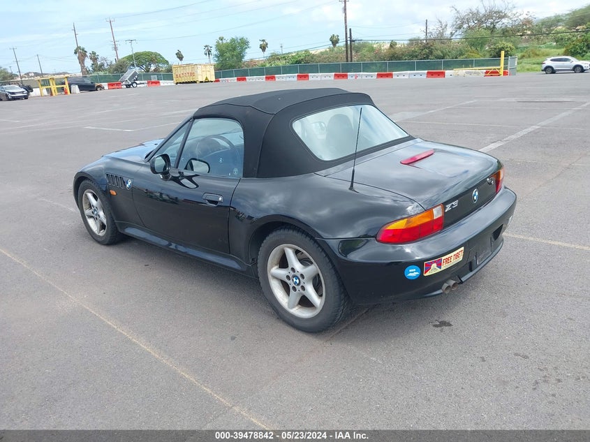 1997 BMW Z3 2.8L Roadster VIN: 4USCJ3323VLC01645 Lot: 39478842