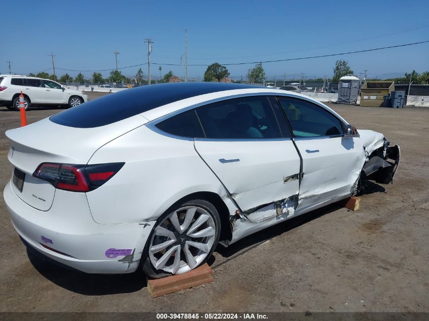 2019 Tesla Model 3 Long Range/Performance VIN: 5YJ3E1EB8KF437277 Lot: 39478845