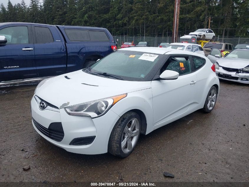 2015 Hyundai Veloster VIN: KMHTC6AD0FU243572 Lot: 39478847