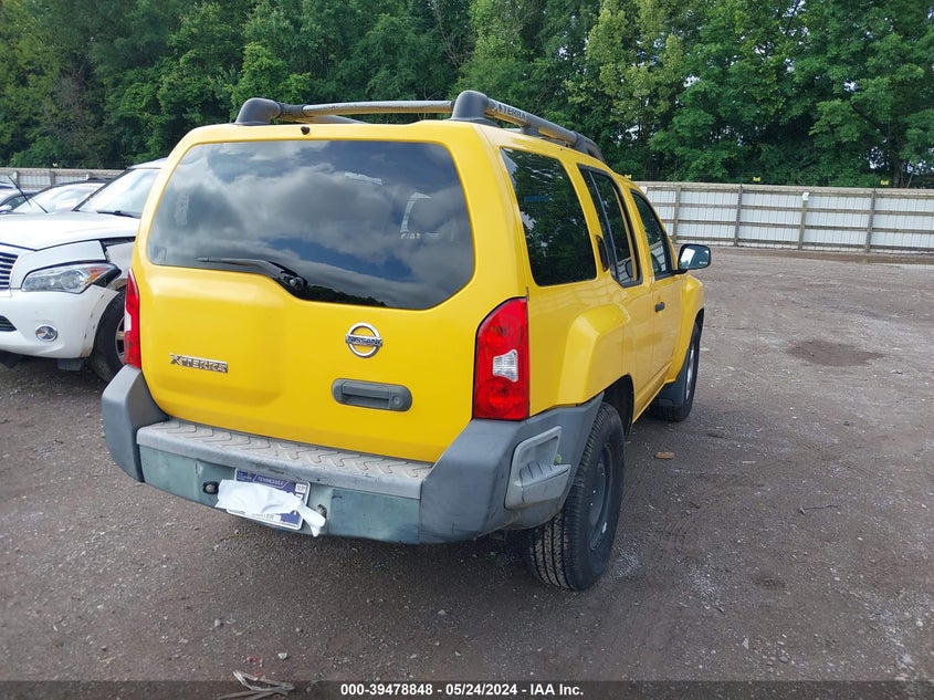 2007 Nissan Xterra S VIN: 5N1AN08U77C529530 Lot: 39478848