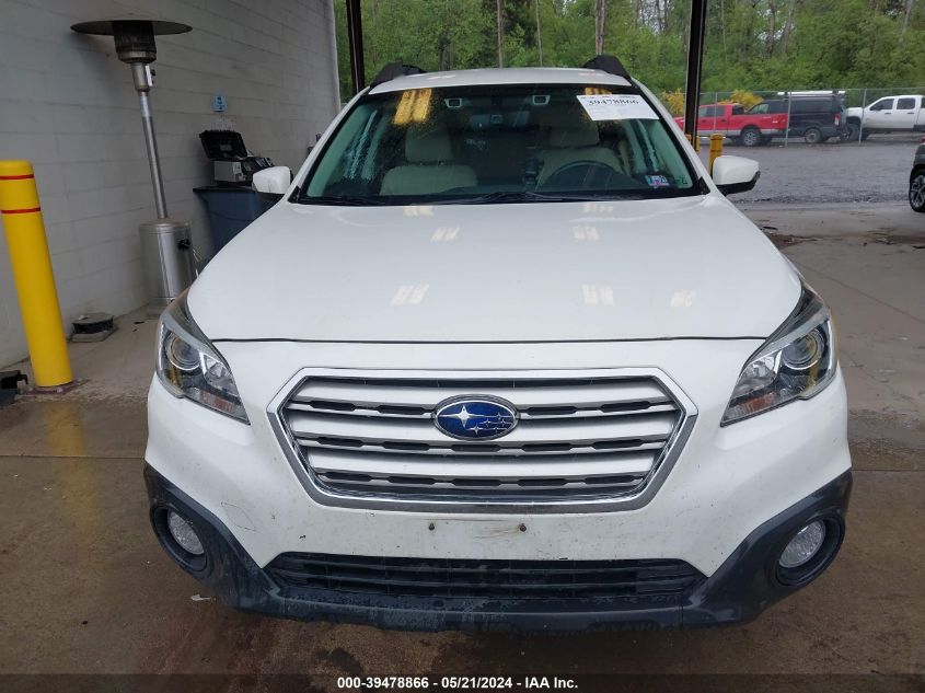 2017 Subaru Outback 2.5I Premium VIN: 4S4BSAFC9H3348766 Lot: 39478866