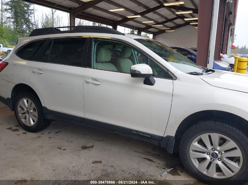 2017 Subaru Outback 2.5I Premium VIN: 4S4BSAFC9H3348766 Lot: 39478866