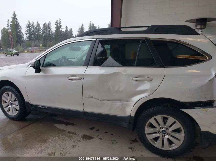 2017 Subaru Outback 2.5I Premium VIN: 4S4BSAFC9H3348766 Lot: 39478866