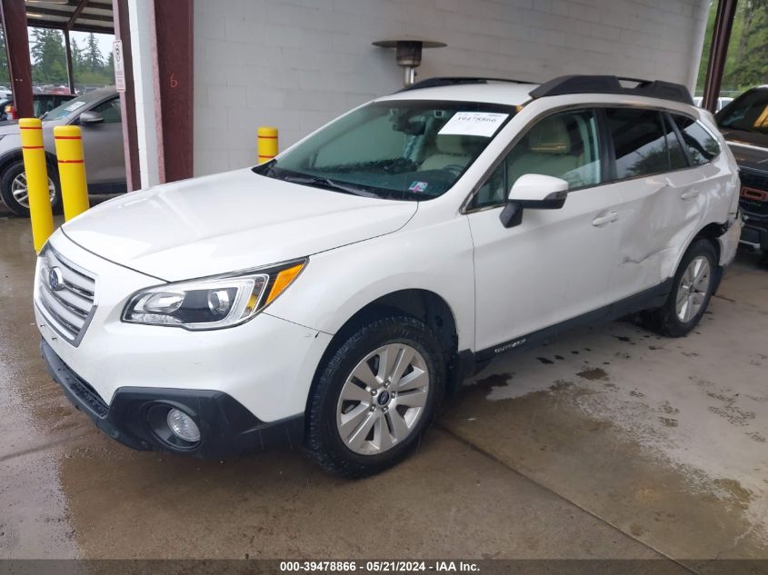 2017 Subaru Outback 2.5I Premium VIN: 4S4BSAFC9H3348766 Lot: 39478866