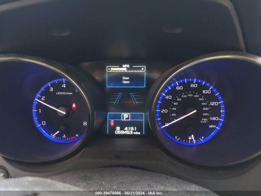 2017 Subaru Outback 2.5I Premium VIN: 4S4BSAFC9H3348766 Lot: 39478866