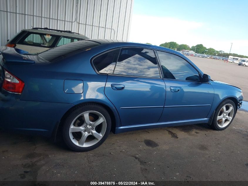 2009 Subaru Legacy 2.5I VIN: 4S3BL616097236111 Lot: 39478875