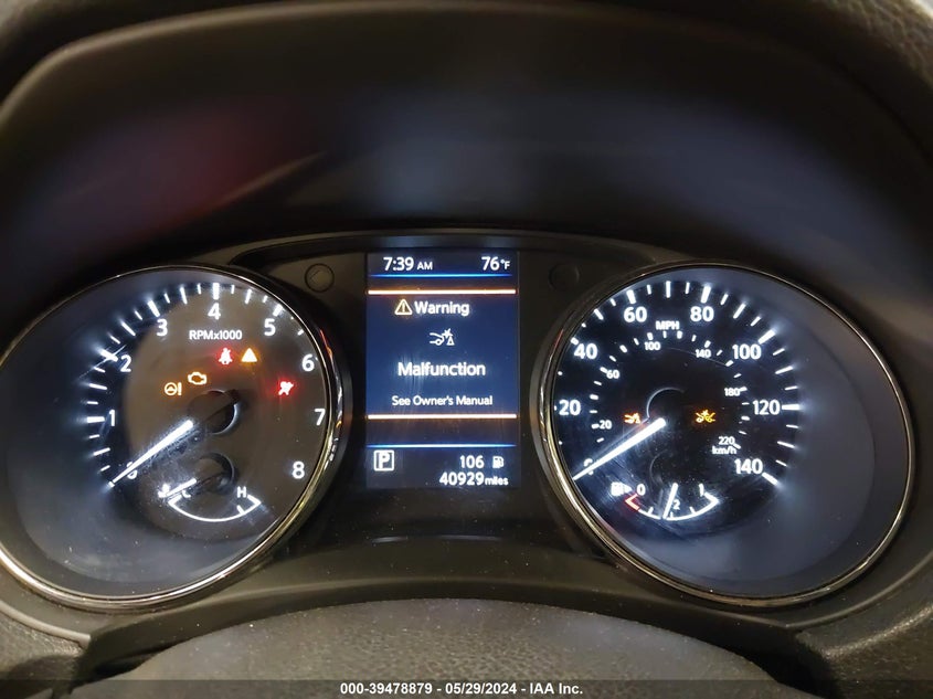 2019 Nissan Rogue Sv VIN: 5N1AT2MV9KC750779 Lot: 39478879