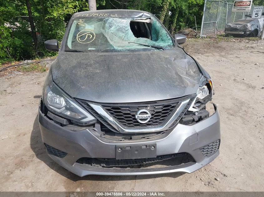 2017 Nissan Sentra Sv VIN: 3N1AB7AP2HY376285 Lot: 39478886