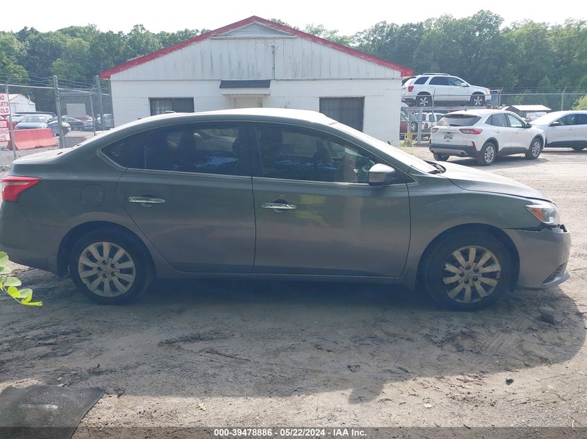 2017 Nissan Sentra Sv VIN: 3N1AB7AP2HY376285 Lot: 39478886