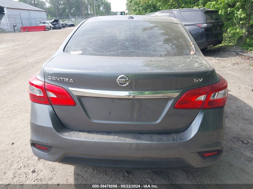2017 Nissan Sentra Sv VIN: 3N1AB7AP2HY376285 Lot: 39478886