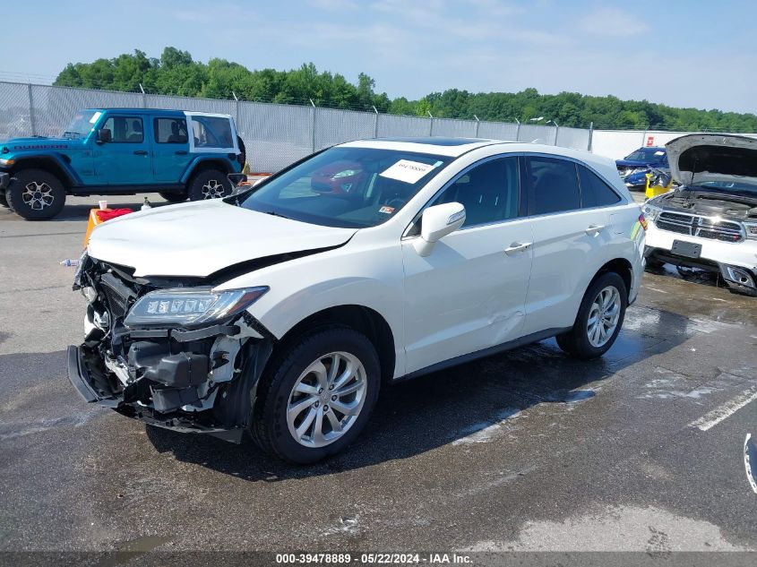 2018 Acura Rdx Technology Acurawatch Plus Packages/Technology Package VIN: 5J8TB4H58JL010310 Lot: 39478889